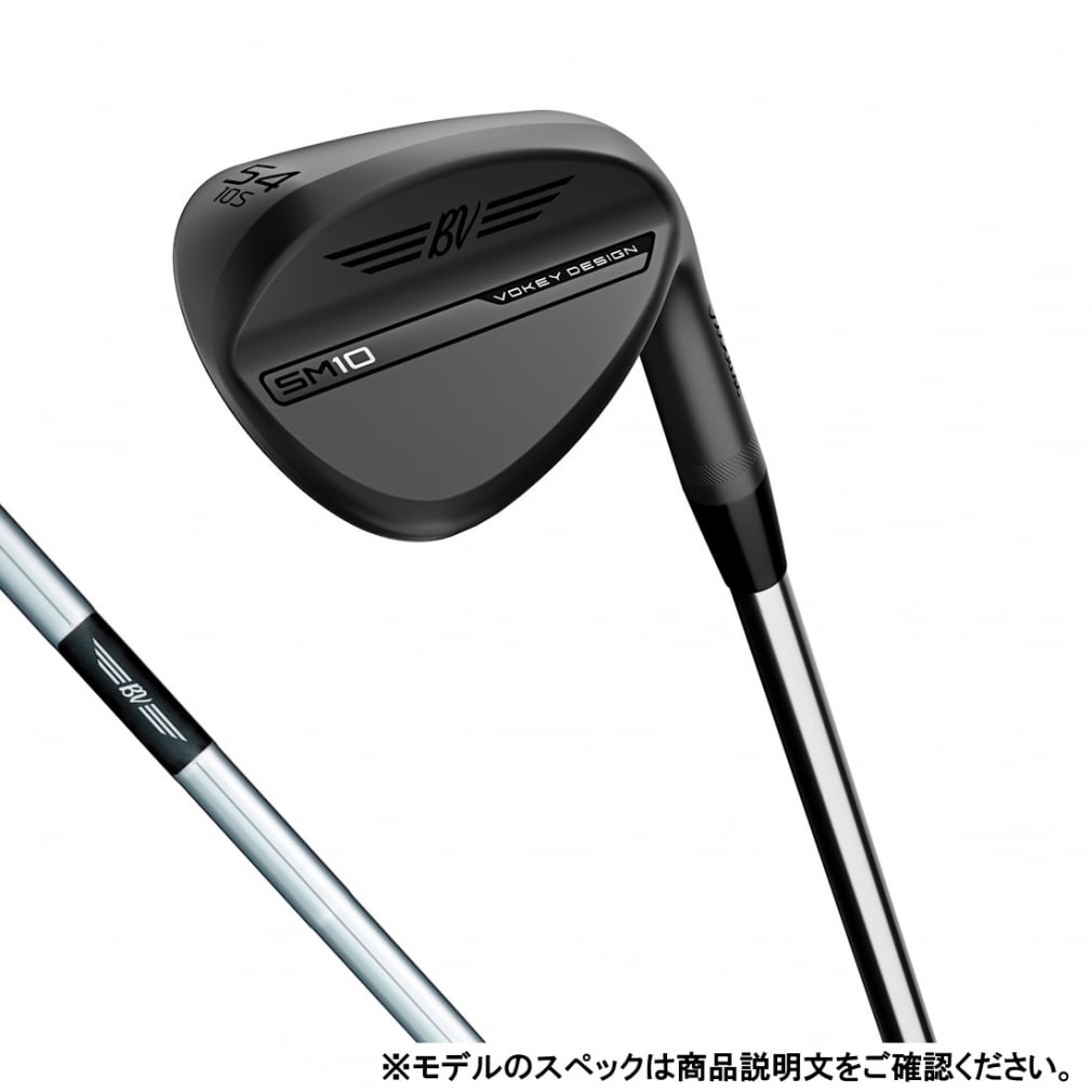 タイトリスト VOKEY SM10 Jet Black ウェッジ(5614F、ロフト56度)BV105