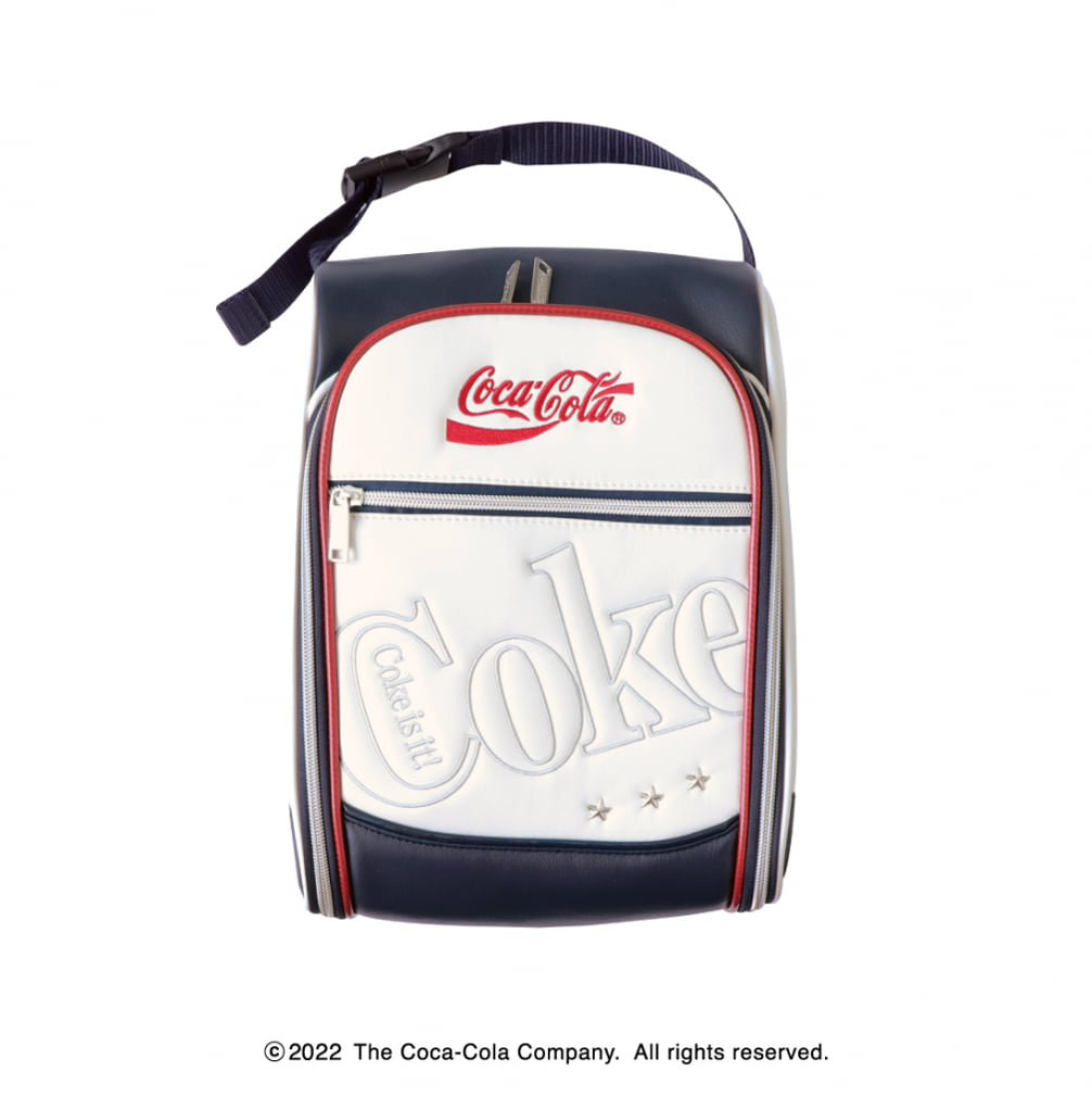コカ・コーラ シューズケース CC-0B1009SC ブラック ホワイト メンズ ゴルフ シューズケース Coca-Cola｜公式通販  アルペングループ オンラインストア
