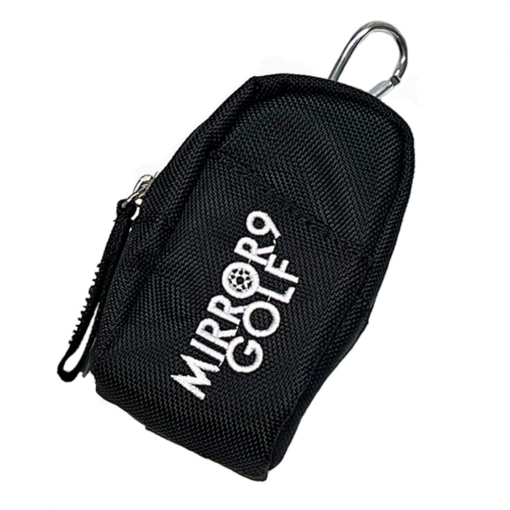 ミラーナイン Golf pouch (MG2204-6BE) 正面ポケットはマジックテープ