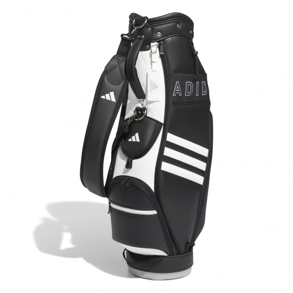 adidas-アディダス-ゴルフバッグ/ボストンバッグ/旅行用/ブラック/合皮