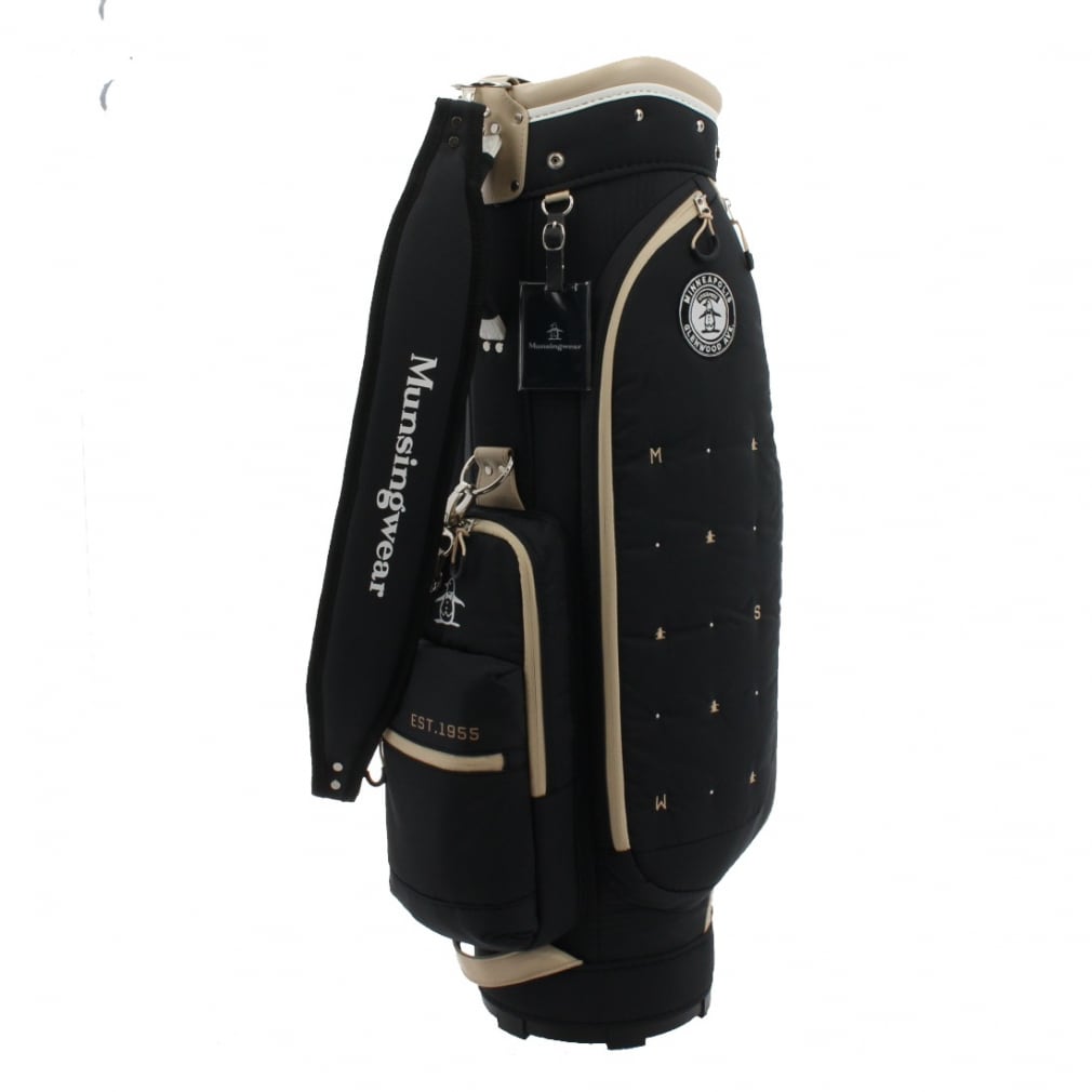 マンシングウェア レディース 飛び刺繍キャディバッグ (MQCVJJ02) ゴルフ キャディバッグ Munsingwear