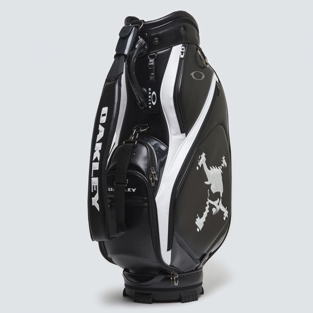 オークリー SKULL GOLF BAG 17.0 FW (FOS901528) メンズ ゴルフ キャディバッグ : ブラック×ホワイト OAKLEY