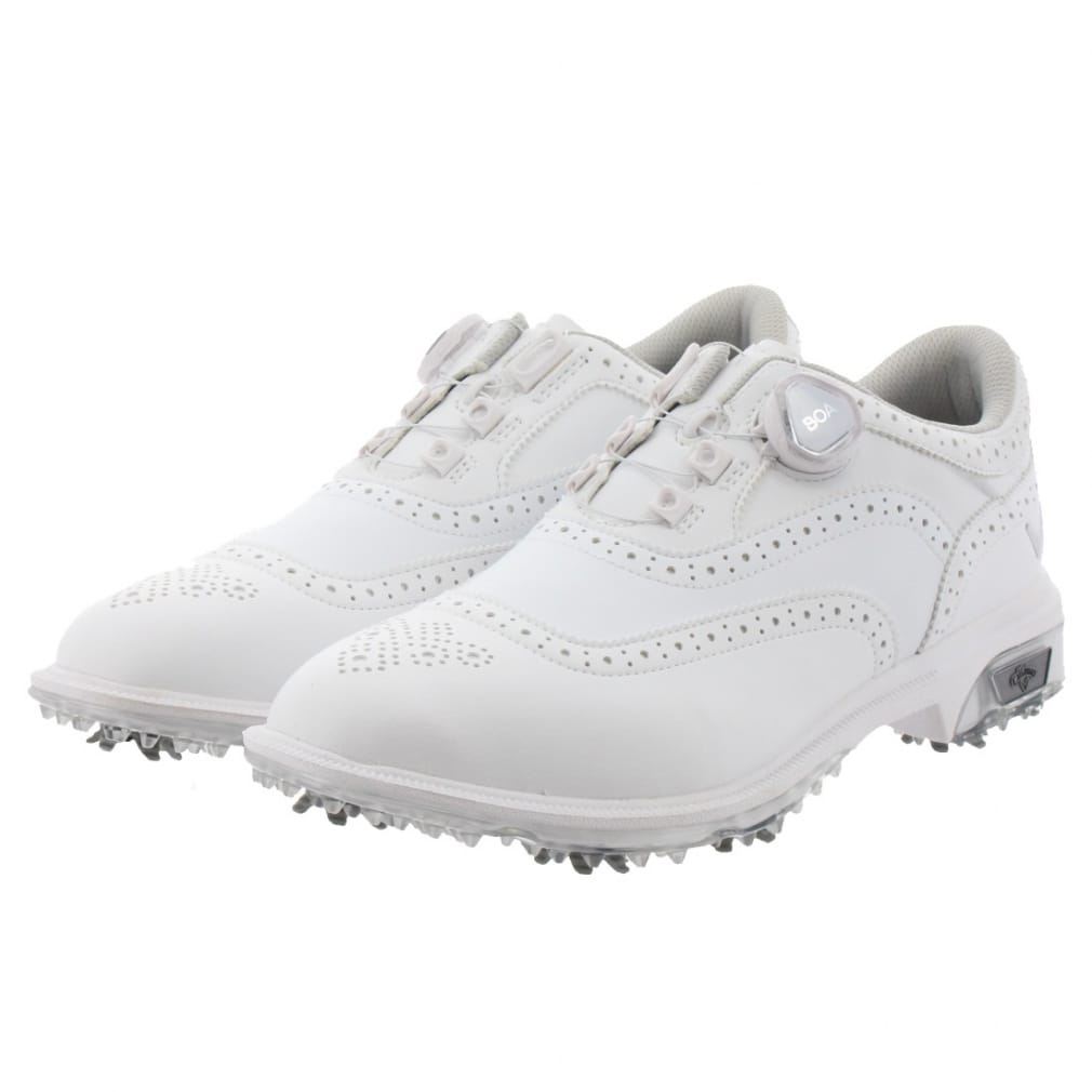 キャロウェイ ゴルフシューズ 21MACW Shoes01 TOURPRECISION 3 (3546191519) メンズ ゴルフ  ダイヤル式スパイクシューズ 2E : ホワイト Callaway