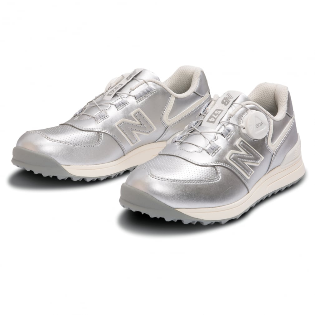 ニューバランス レディース ゴルフシューズ 574 v3 SL BOA (WGBS5742E) ゴルフ ダイヤル式スパイクレスシューズ 2E New  Balance