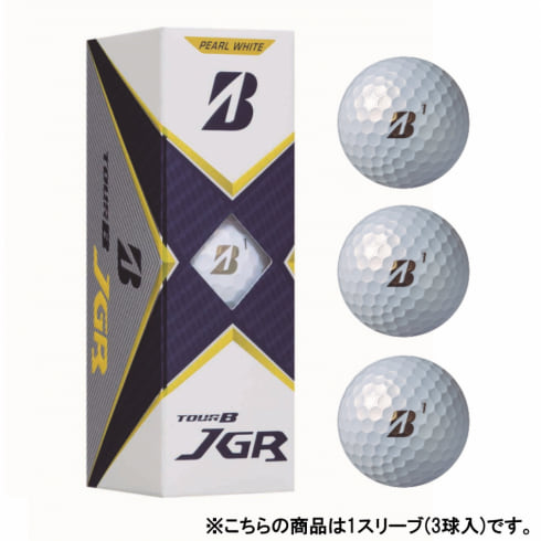 ブリヂストン 21TOURB ツアーB JGR パールホワイト (J1GX) 1スリーブ(3球入) ゴルフ 公認球 BRIDGESTONE