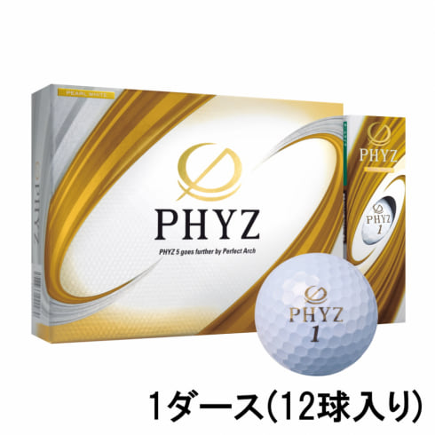 ブリヂストン PHYZ5 ファイズ パールホワイト (P9GX) 1ダース (12球入