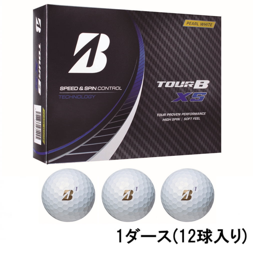 TOUR B XS  パールホワイト 1ダース 2022 日本版ゴルフボール