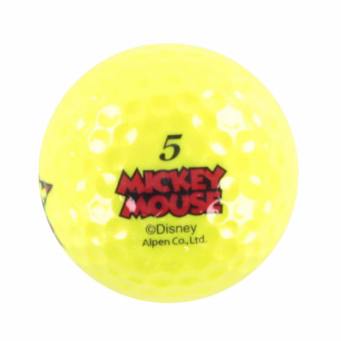 ディズニー ミッキーマウスデザインモデル ゴルフ 1スリーブ 3球入 公認球 Disney 公式通販 アルペングループ オンラインストア