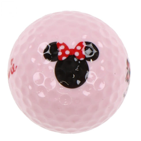 ディズニー ミニーマウスデザイン プリント ゴルフボール 1スリーブ 3球入 かわいい ディズニーブランド ゴルフ 公認球 Disney 公式通販 アルペングループ オンラインストア