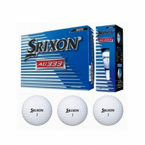 スリクソン Ad333 ホワイト Snad7wh3 ゴルフ 公認球 1ダース 12球入 Srixon 公式通販 アルペングループ オンラインストア