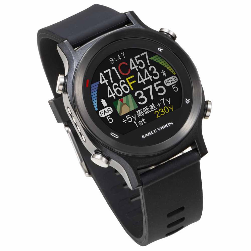 イーグルビジョン ゴルフ 距離測定器 GPSナビ ウォッチ5 watch5 腕時計 