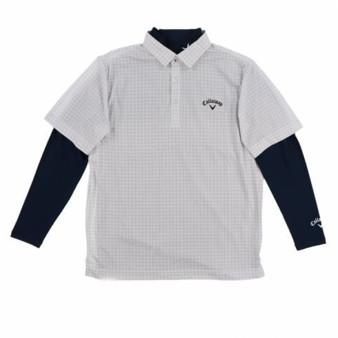 キャロウェイ ゴルフウェア セットシャツ 春 夏 (6217007342) インナー付きセットシャツ メンズ Callaway