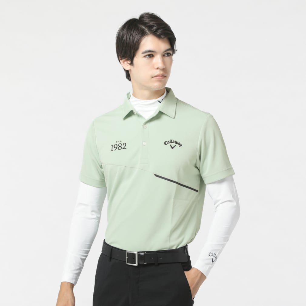 キャロウェイ ゴルフウェア 半袖シャツ 秋 冬 セットシャツ (C23234130) メンズ Callaway