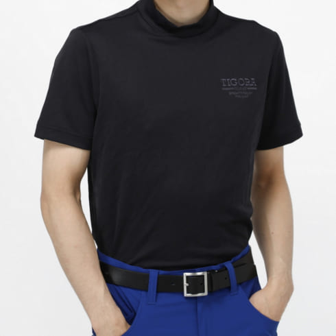 ティゴラ ゴルフウェア 半袖シャツ 春 夏 カモジャガードポロシャツ (TR-1H1062H) 凹凸での柄表現 メンズ TIGORA