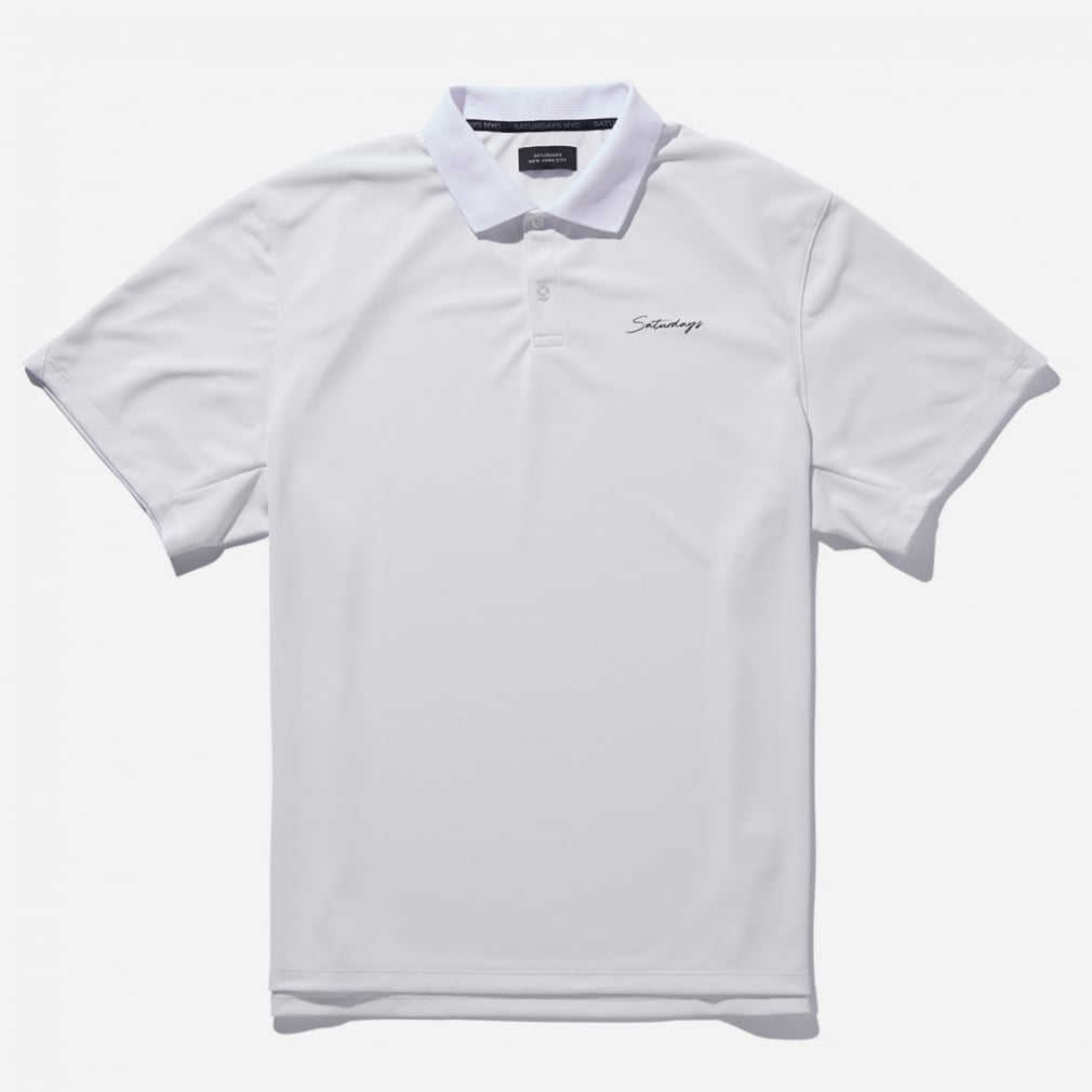 サタデーズニューヨークシティ ゴルフウェア 半袖シャツ 春 夏 Wide Polo Shirt S/S (BGM-13120) メンズ  SATURDAYS NEW YORK CITY