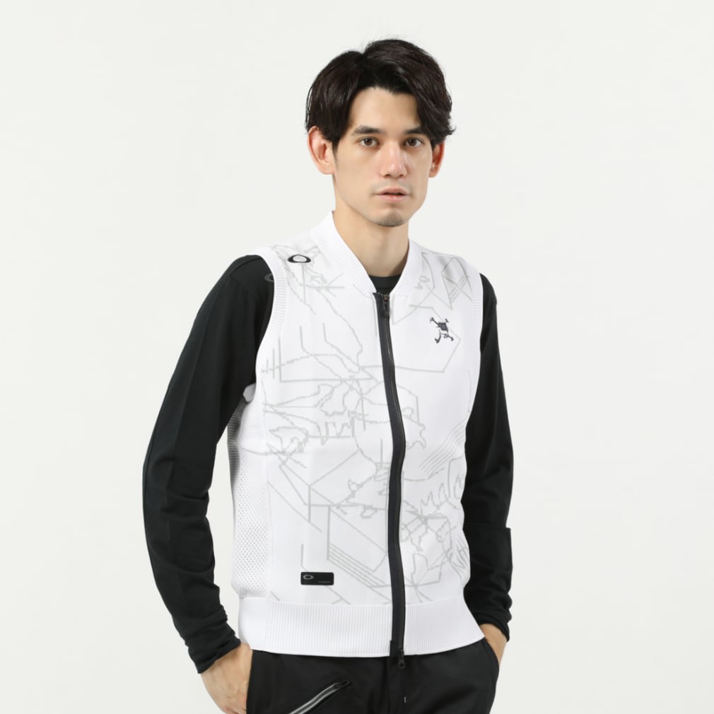 オークリー ゴルフウェア ベスト 秋 冬 SKULL VECTOR SWEATER VEST