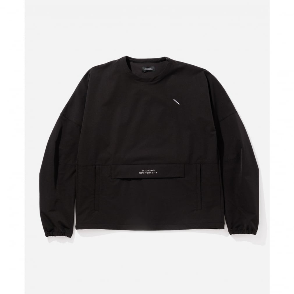 サタデーズニューヨークシティ ゴルフウェア 長袖ウインドブレーカー 春 夏 Lightweight Pull Over (BGL-13020) メンズ  SATURDAYS NEW YORK CITY