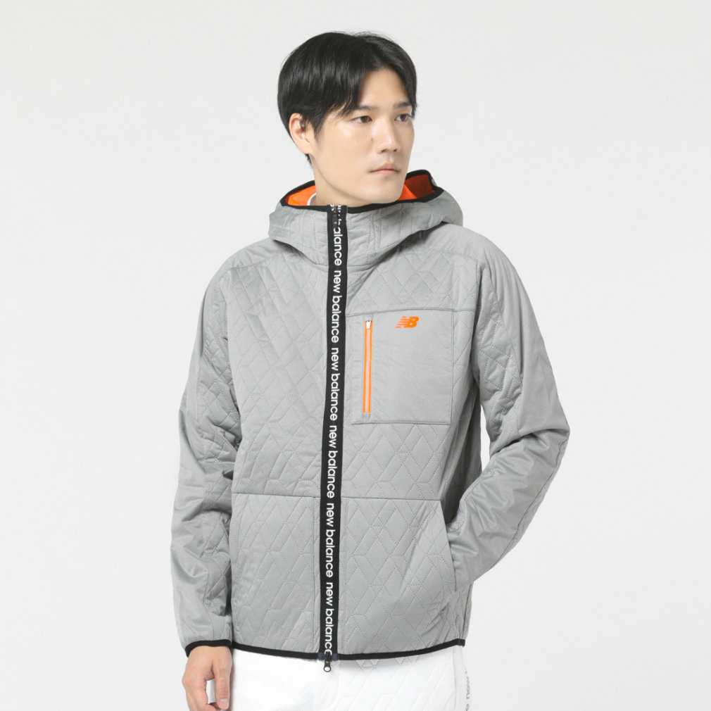 ニューバランス ゴルフウェア 長袖 トレーナー 秋 冬 QUILTED FULL ZIP