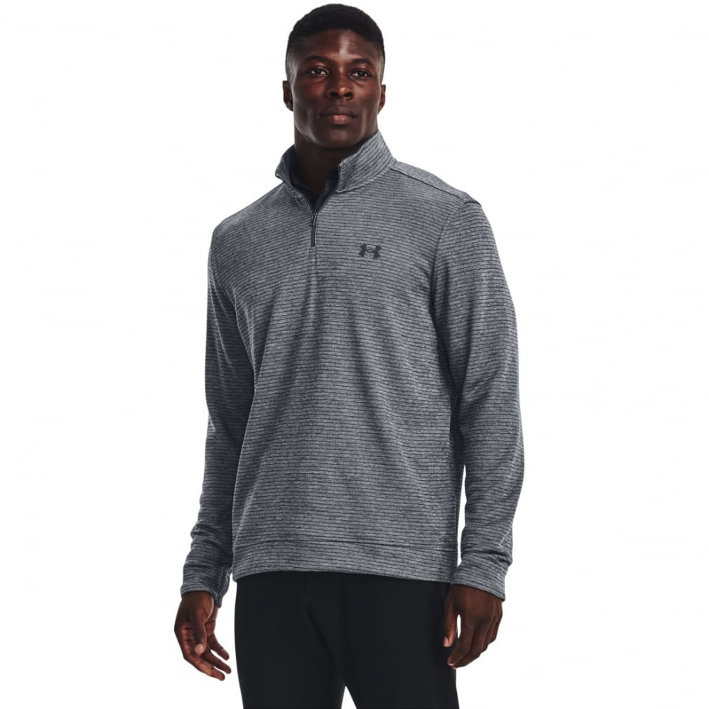 アンダーアーマー ゴルフウェア 長袖トレーナー 秋 冬 UA Storm SweaterFleece QZ (1373674) 裏起毛 保温性 メンズ  UNDER ARMOUR