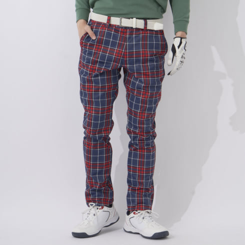 ゴルフウェア ロングパンツ メンズ ゴルフ チェック パンツの人気商品 