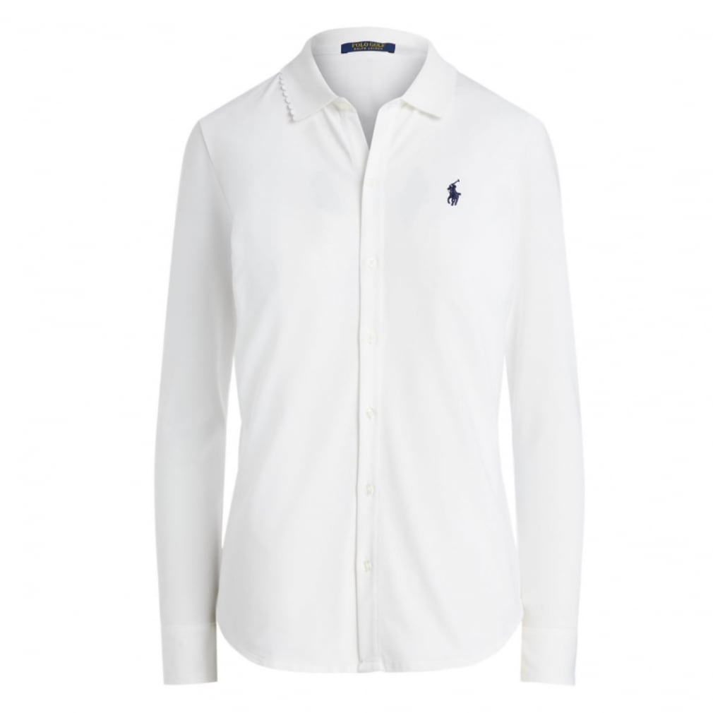 ポロラルフローレン レディース ゴルフウェア 長袖シャツ Polo Golf オックスフォード ロングスリーブ Ss21 2624 ホワイト Polo Ralph Lauren 公式通販 アルペングループ オンラインストア