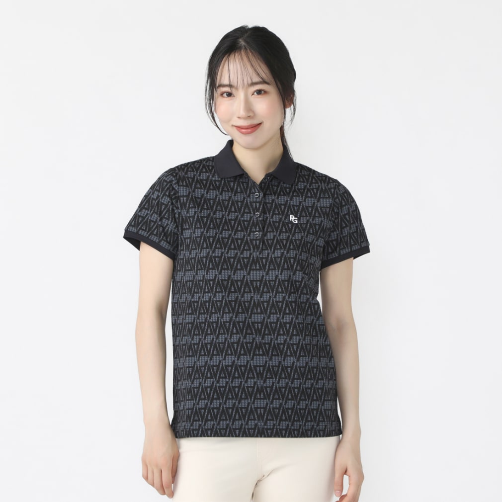 高級！パーリーゲイツ PEARLYGATES ゴルフシャツ　半袖　サイズ4日本製日本製