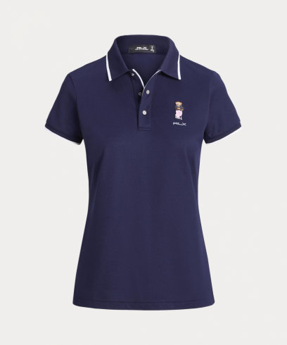 ラルフローレン レディース ゴルフウェア 半袖シャツ 春 夏 テーラード フィット Polo ベア ポロシャツ (SS24-2651) RALPH  LAUREN