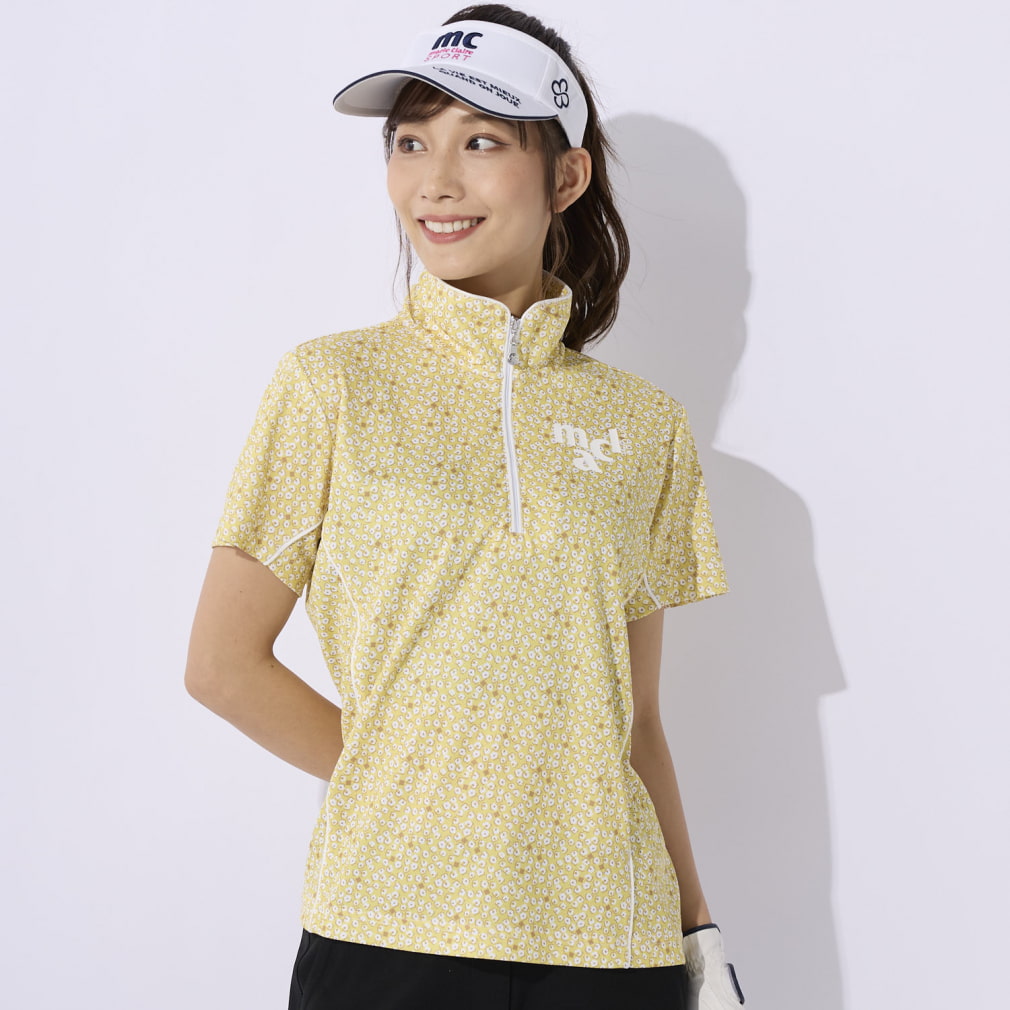 値下げ☆新品マリクレールレディースゴルフウェア半袖シャツ