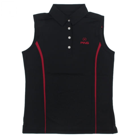 ピン レディース ゴルフウェア 春 夏 半袖シャツ 20ノースリーブポロシャツ (6220160001) PING