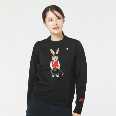 希少モデル☆ パーリーゲイツ サイズラインロゴ セーター size6-