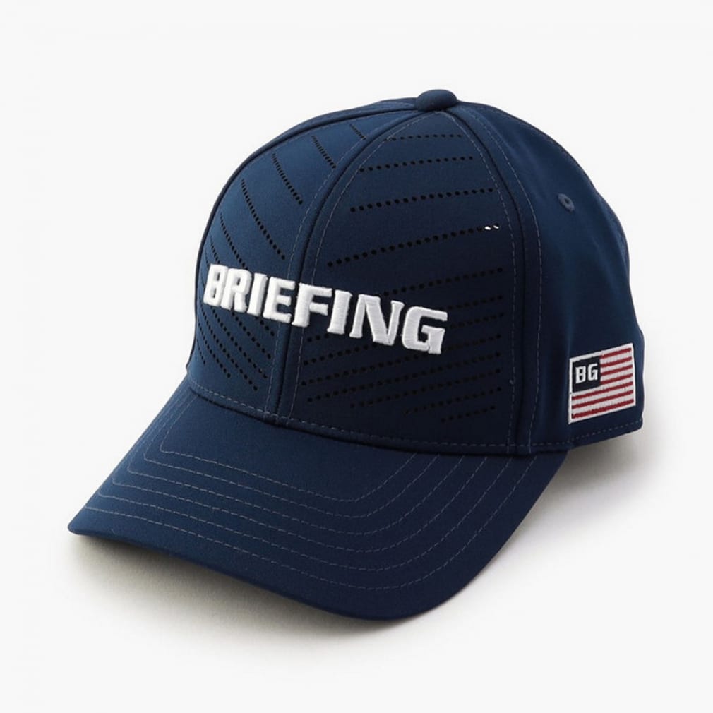 ブリーフィング ゴルフウェア キャップ 春 夏 MS PUNCHING MESH CAP (BRG231M75) メンズ BRIEFING