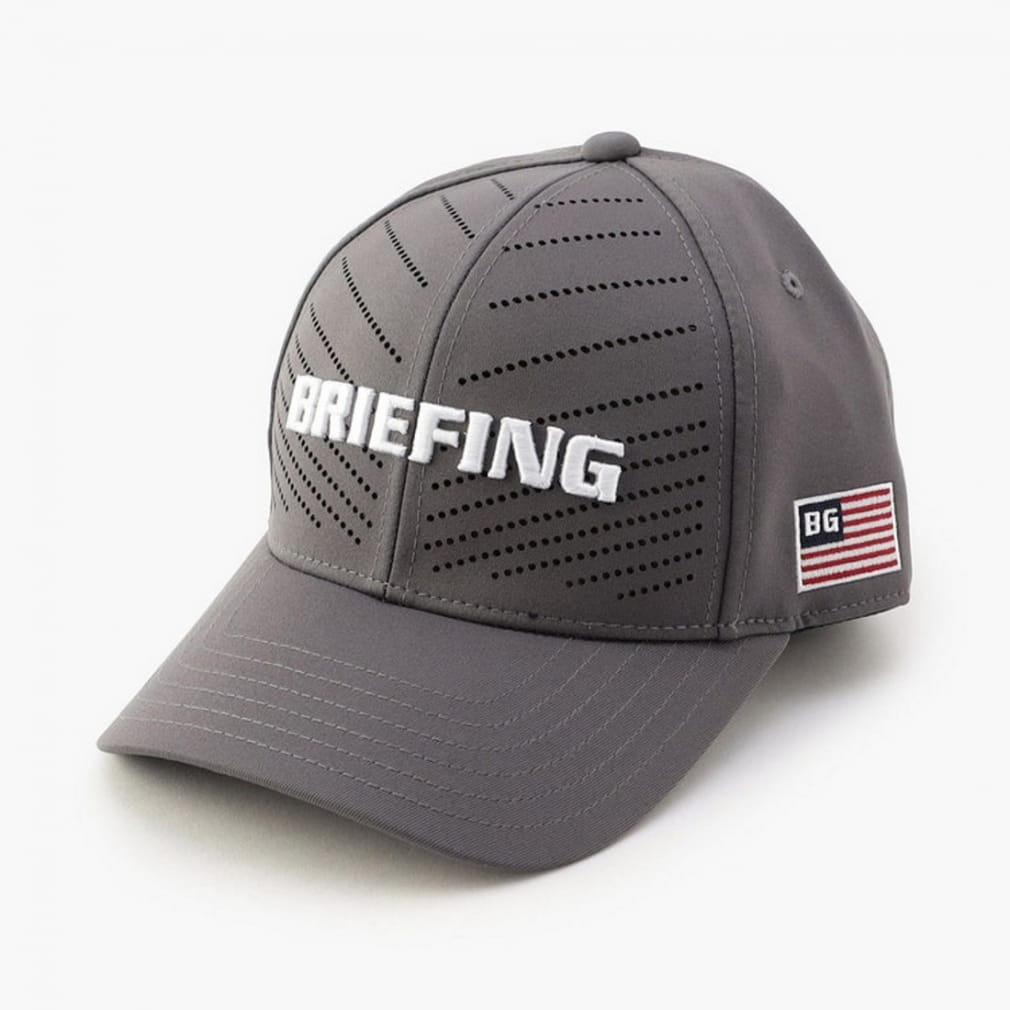ブリーフィング ゴルフウェア キャップ 春 夏 MS PUNCHING MESH CAP (BRG231M75) メンズ BRIEFING