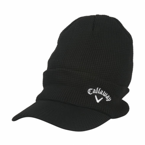 キャロウェイ ゴルフウェア ニット帽子 秋 冬 ニットキャップ (C22291112) 裏地に肌触りの良いフリースを採用 メンズ Callaway