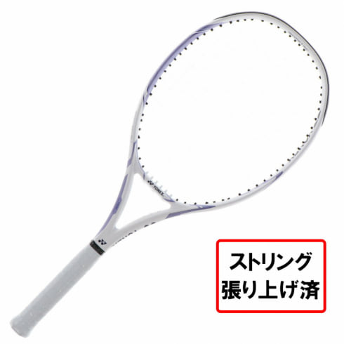 ヨネックス 国内正規品 Eゾーンパワー 22EZPWAG 硬式テニス 張り上がりラケット : ホワイト×ラベンダー YONEX