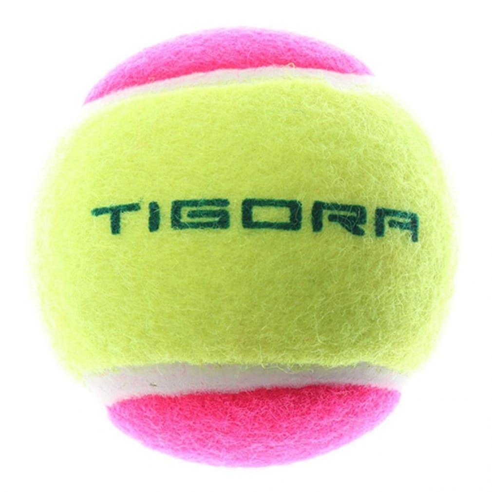 ティゴラ 硬式テニス ノンプレッシャーボール : ピンク×イエロー 