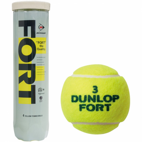 硬式テニスボール ダンロップ フォート 4個×30缶 120個