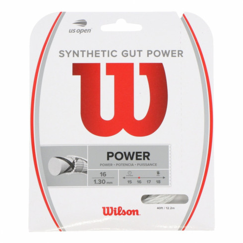 ウイルソン Wilson SYNTHETIC Gut POWER 16 テニス 硬式ガット WRZ945100