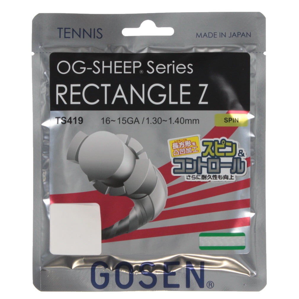 ゴーセン レクタングルゼット (TS419W) 硬式テニス ストリング GOSEN 