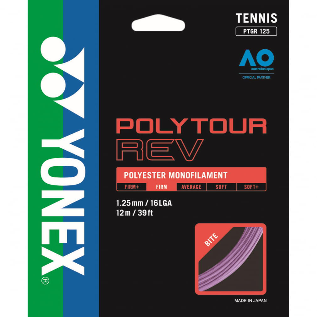 ヨネックス ポリツアーレブ125 PTGR125 硬式テニス ストリング YONEX