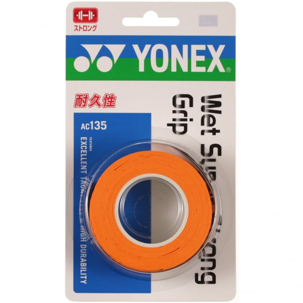 ヨネックス ウェットスーパーストロンググリップ AC135(3本入)×4個 12本セット テニス バドミントン グリップテープ まとめ買い  YONEX｜公式通販 アルペングループ オンラインストア