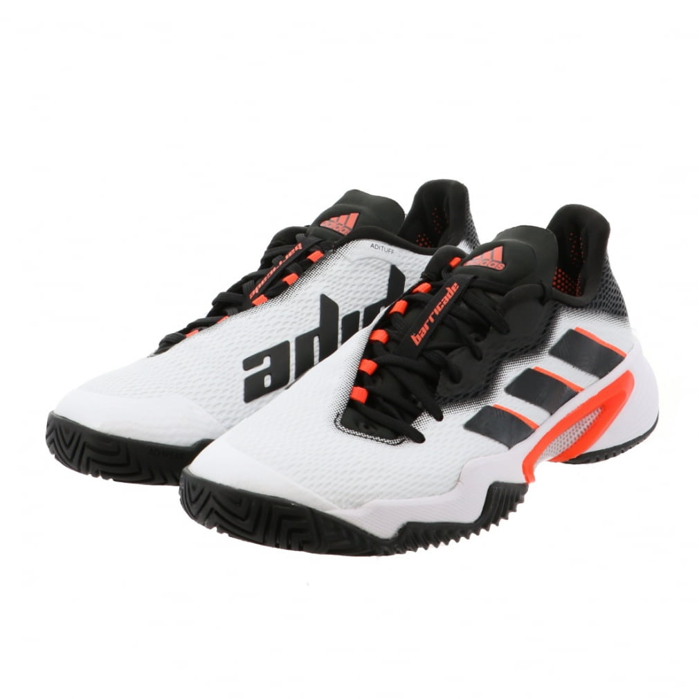 アディダス バリケード テニス GW2964 メンズ テニス オールコート用シューズ : ホワイト×ブラック adidas