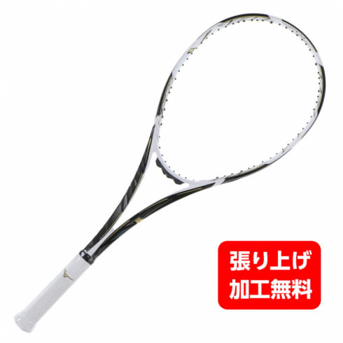ミズノ DIOS pro-X ディオス pro-X 63JTN36009 ソフトテニス 未張りラケット : ブラック×ホワイト MIZUNO