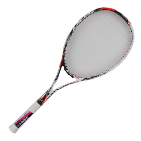ヨネックス マッスルパワー500XF (MP500XFG 386) : ホワイト/オレンジ 軟式テニス 張り上がりラケット YONEX
