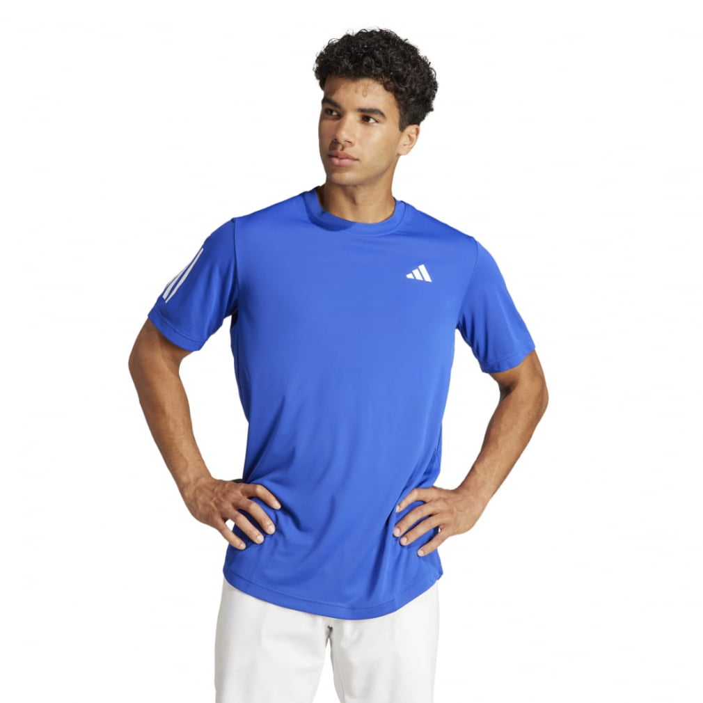 アディダス メンズ テニス クラブ スリーストライプス テニス 半袖Tシャツ IP1892 : ブルー adidas｜公式通販 アルペングループ  オンラインストア