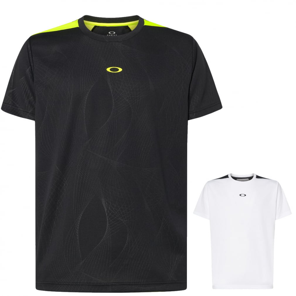 オークリー メンズ テニス 半袖Tシャツ SLANT EMBOSS TEE 7.0 