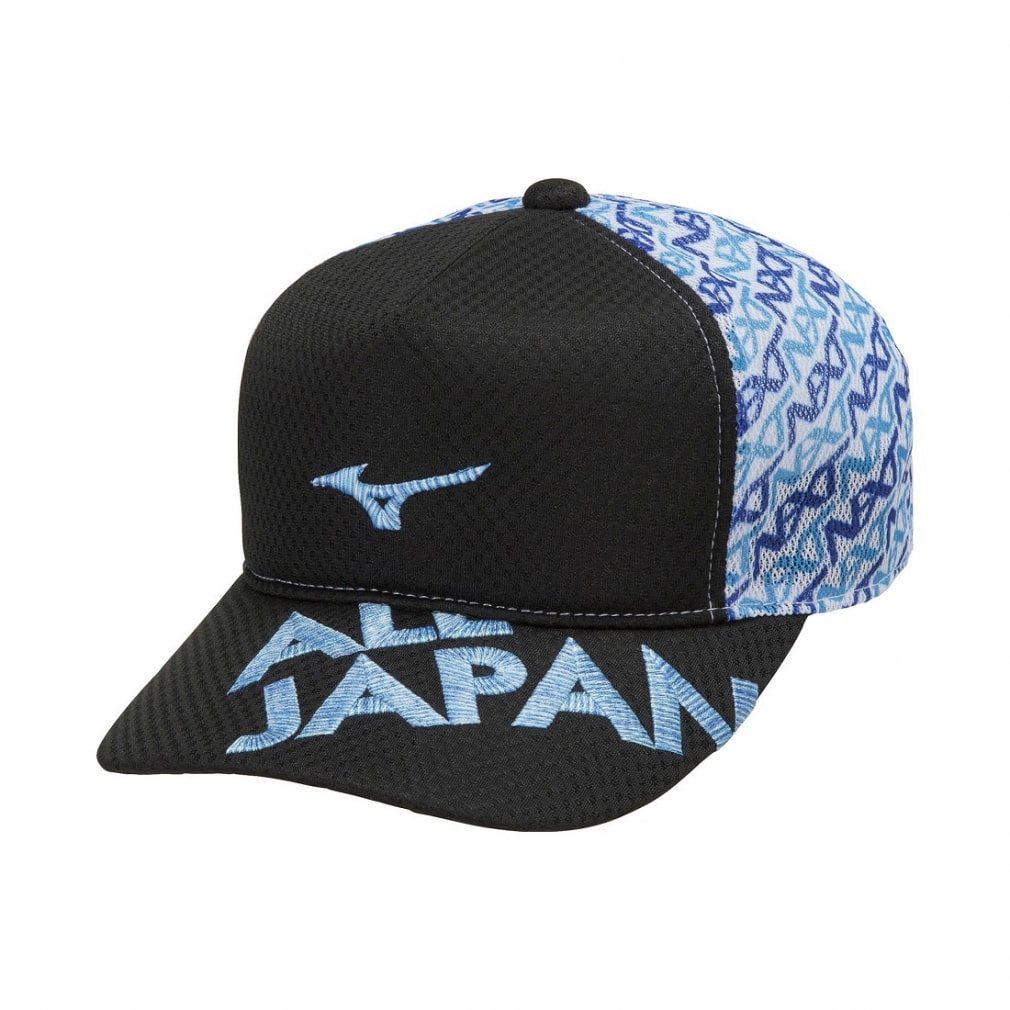 ミズノ メンズ レディス テニス キャップ(ALL JAPAN) 62JWAZ1209 ブラック×ブルー MIZUNO｜公式通販 アルペングループ  オンラインストア