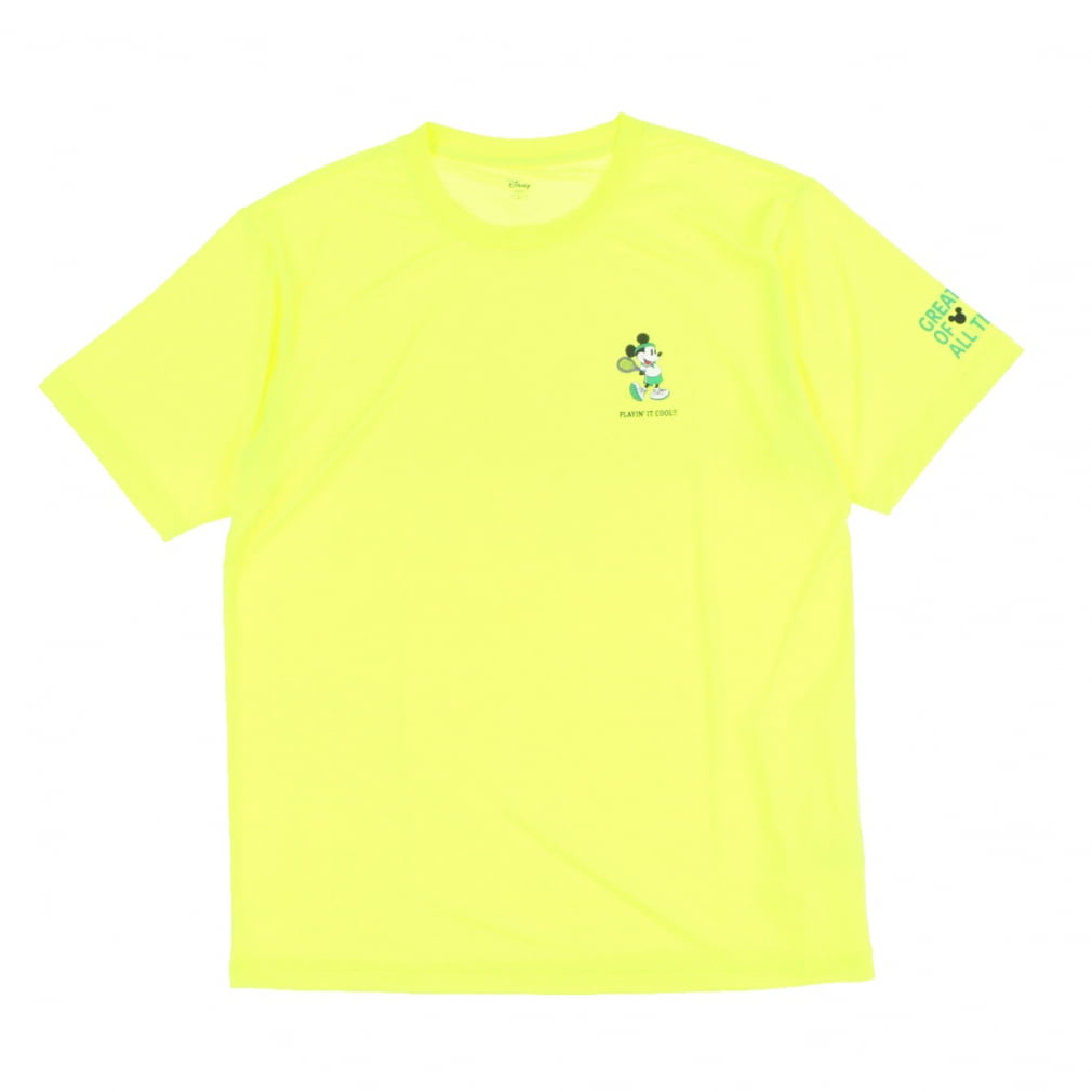 ディズニー メンズ レディス テニス 半袖Tシャツ ミッキー DN-2TW3024TS ミッキーマウス Disney