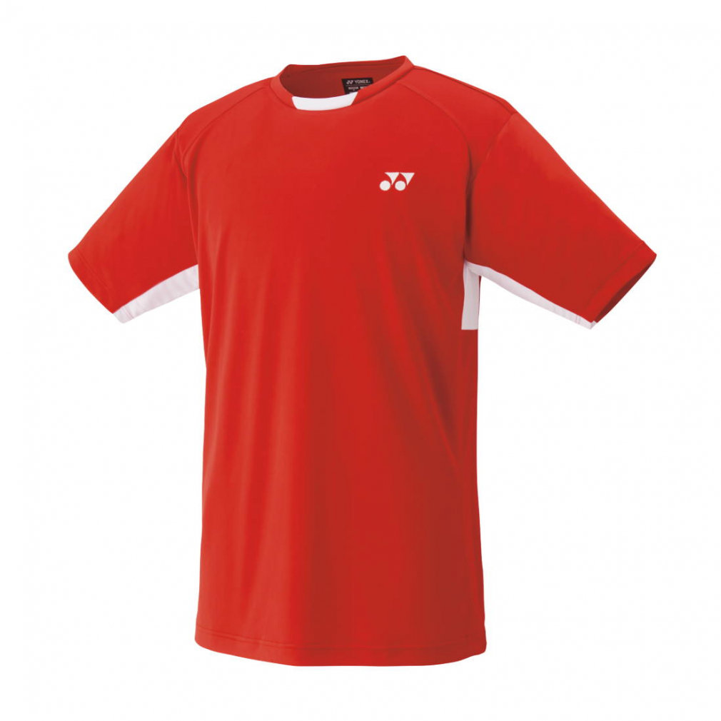 ヨネックス Tシャツ ゲームシャツ 赤Ｌ - バドミントン