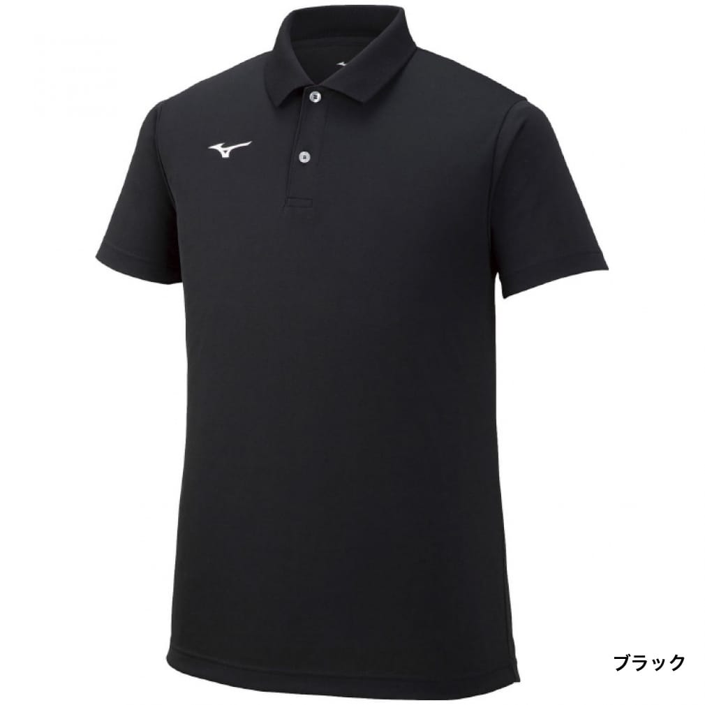 ミズノ - 32MA967001XL ユニセックス ポロシャツ(ホワイト・サイズ:XL) MIZUNO