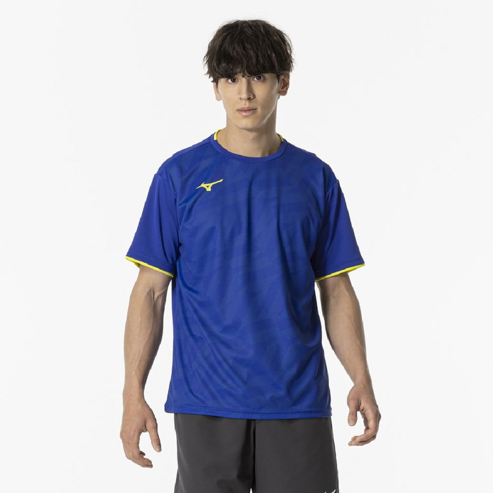ミズノ メンズ レディス テニス 半袖Tシャツ ゲームシャツ 62JAB028 